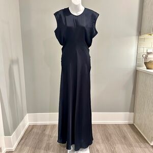 RAG & BONE Stunning Draped Body Contour Dress in Navy Sz 2 NWT $658!!